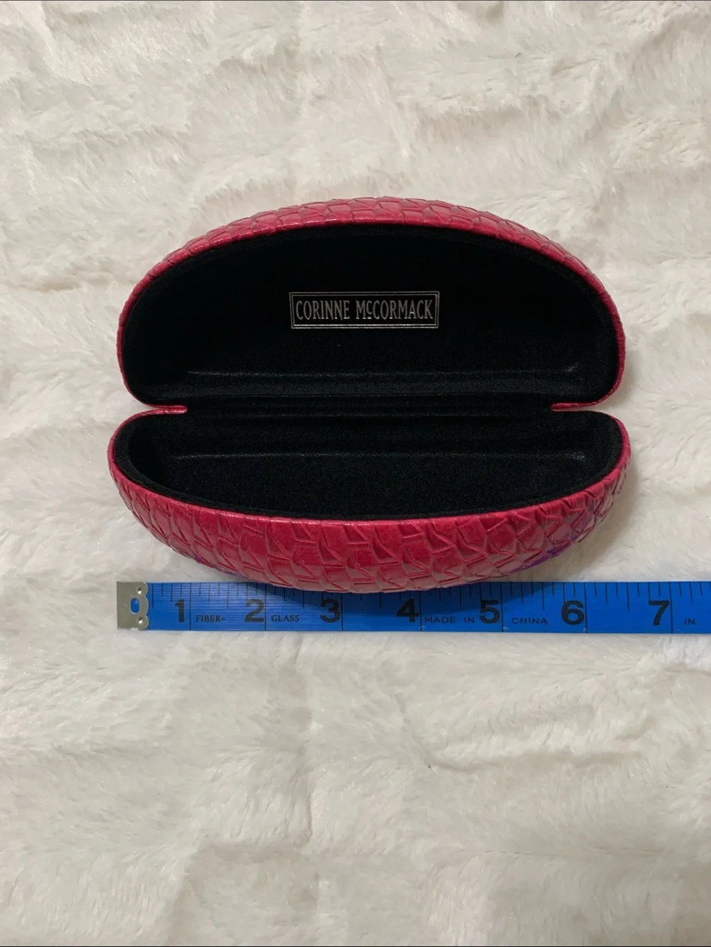 Pink Textured Hard Eyewear Case